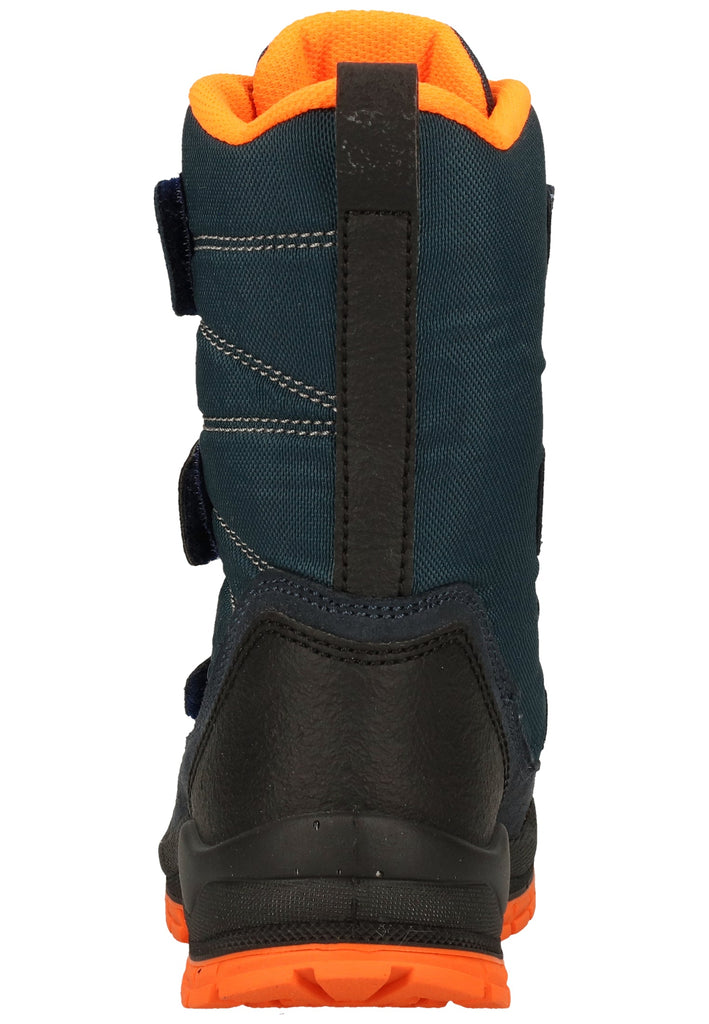 Primigi Stiefel Leder/Textil Navy/Schwarz Warmfutter