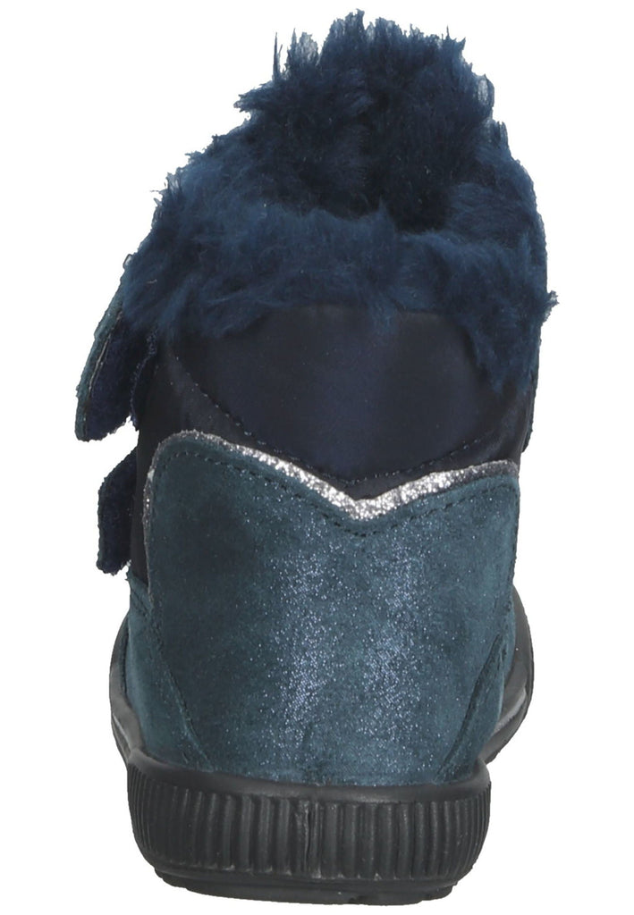 Primigi Stiefel Leder/Textil Schwarz/Blau Warmfutter