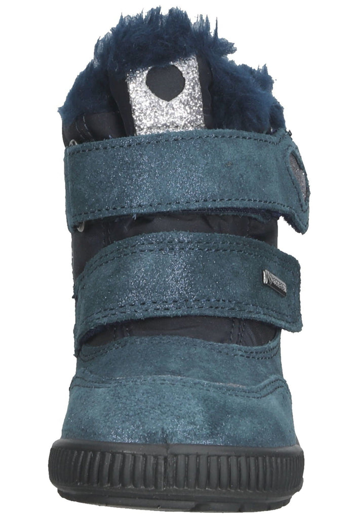 Primigi Stiefel Leder/Textil Schwarz/Blau Warmfutter