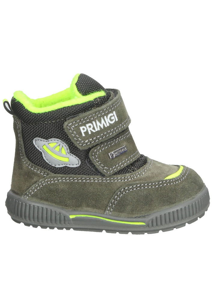 Primigi Stiefel Leder/Textil Schwarz/Blau Warmfutter