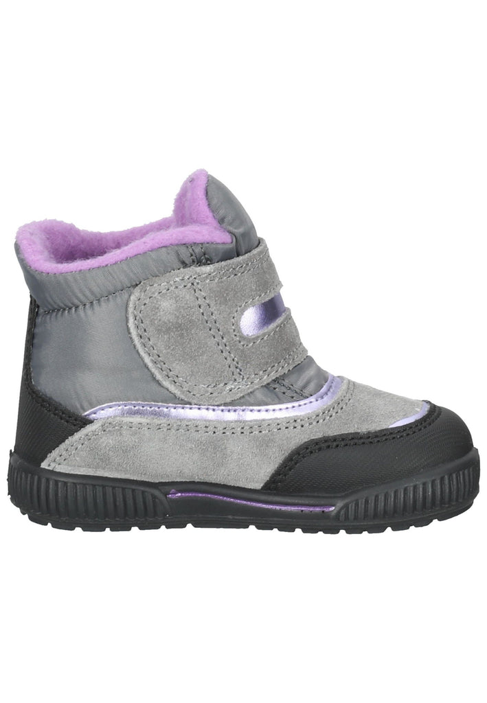 Primigi Stiefel Leder/Textil Schwarz Warmfutter