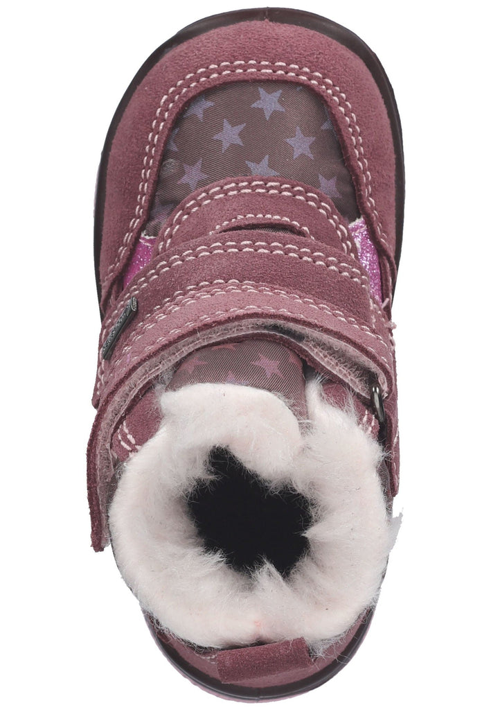 Primigi Stiefel Leder/Textil Violett/Rosa Warmfutter