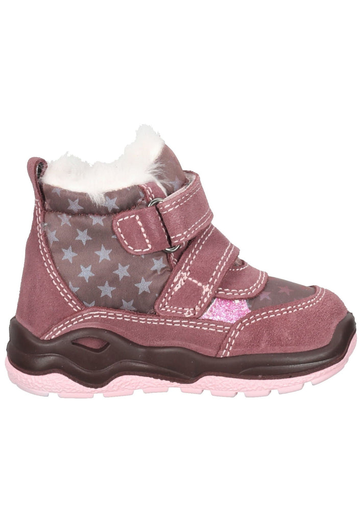 Primigi Stiefel Leder/Textil Violett/Rosa Warmfutter