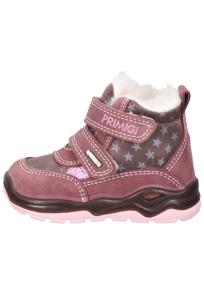Primigi Stiefel Leder/Textil Violett/Rosa Warmfutter