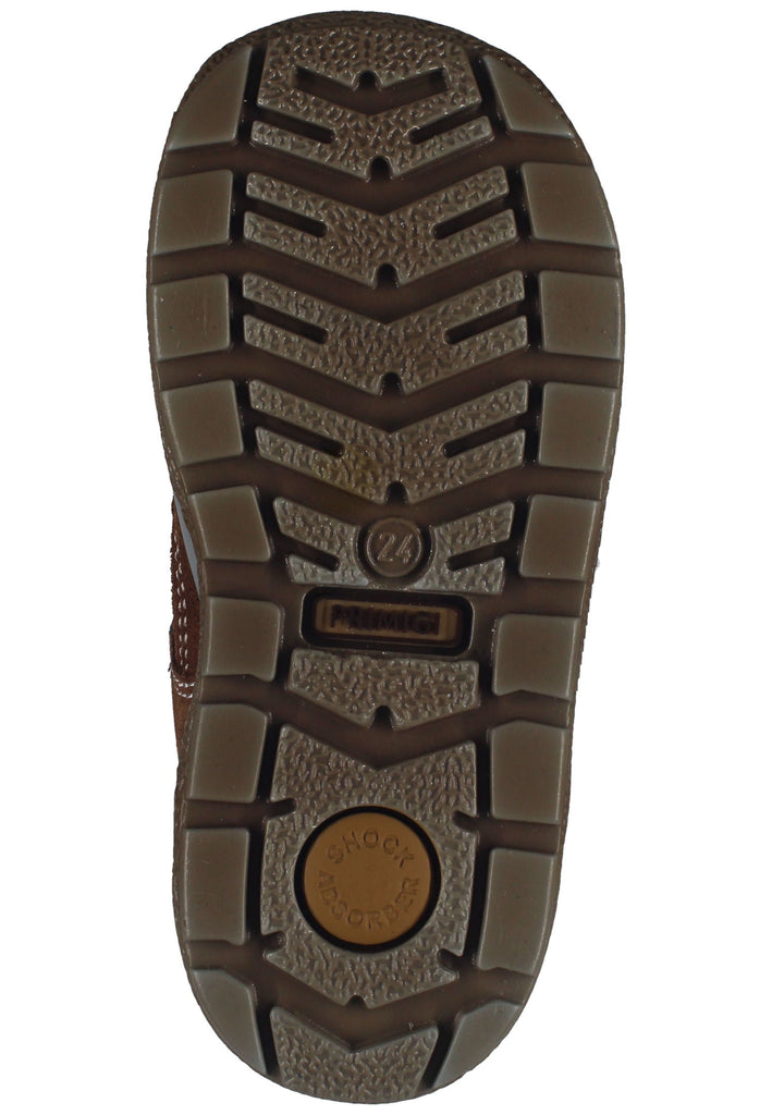 Primigi Stiefelette Leder Braun/Blau Warmfutter