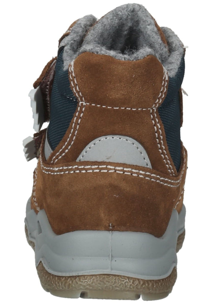 Primigi Stiefelette Leder Braun/Blau Warmfutter