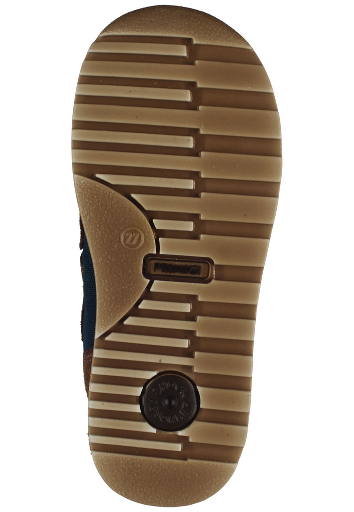 Primigi Stiefelette Leder Braun/Blau Warmfutter