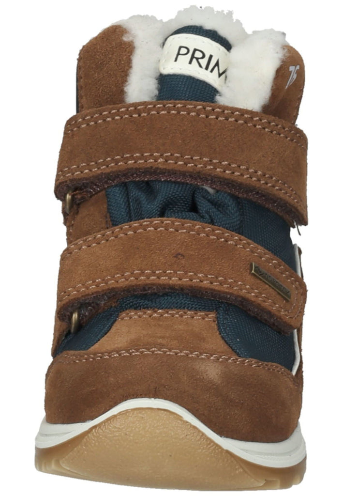Primigi Stiefelette Leder Braun/Blau Warmfutter