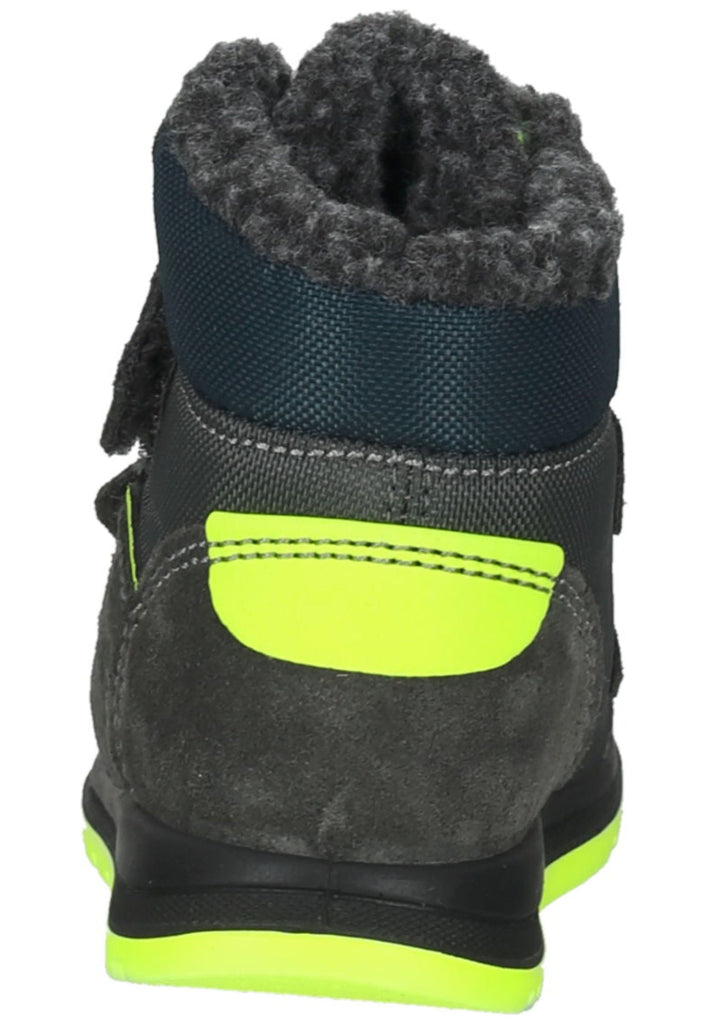 Primigi Stiefelette Leder Grau/Blau Warmfutter