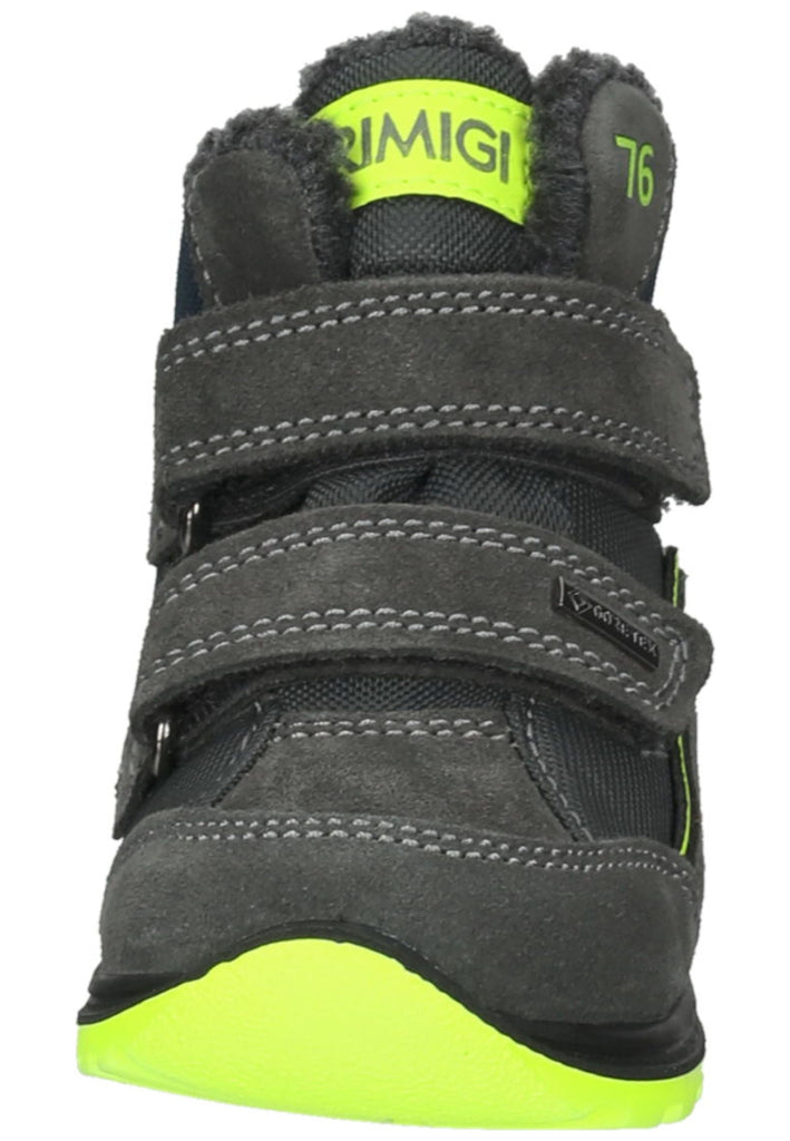 Primigi Stiefelette Leder Grau/Blau Warmfutter