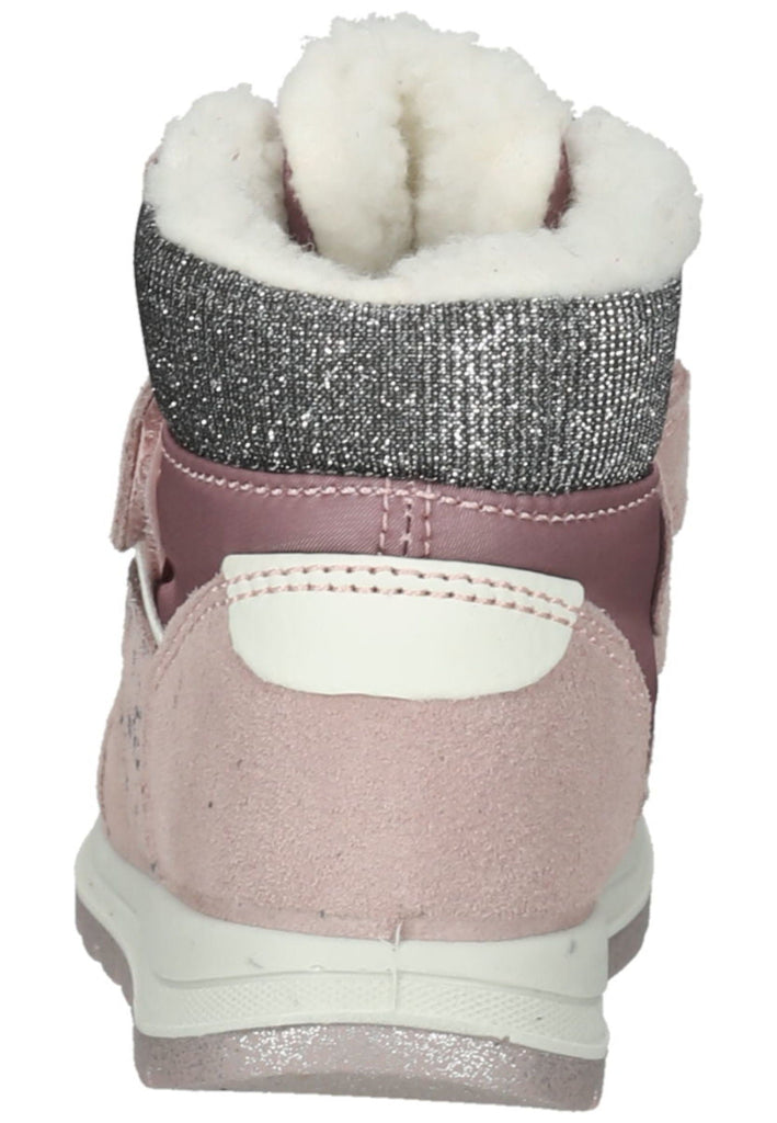 Primigi Stiefelette Leder Grau/Rosa Warmfutter