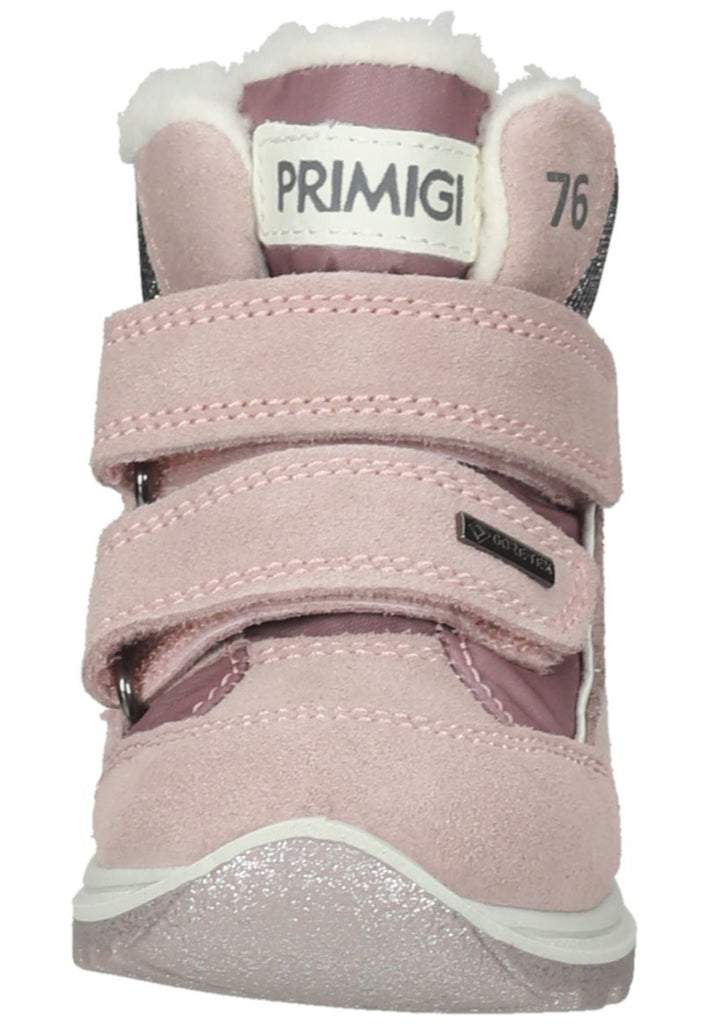 Primigi Stiefelette Leder Grau/Rosa Warmfutter