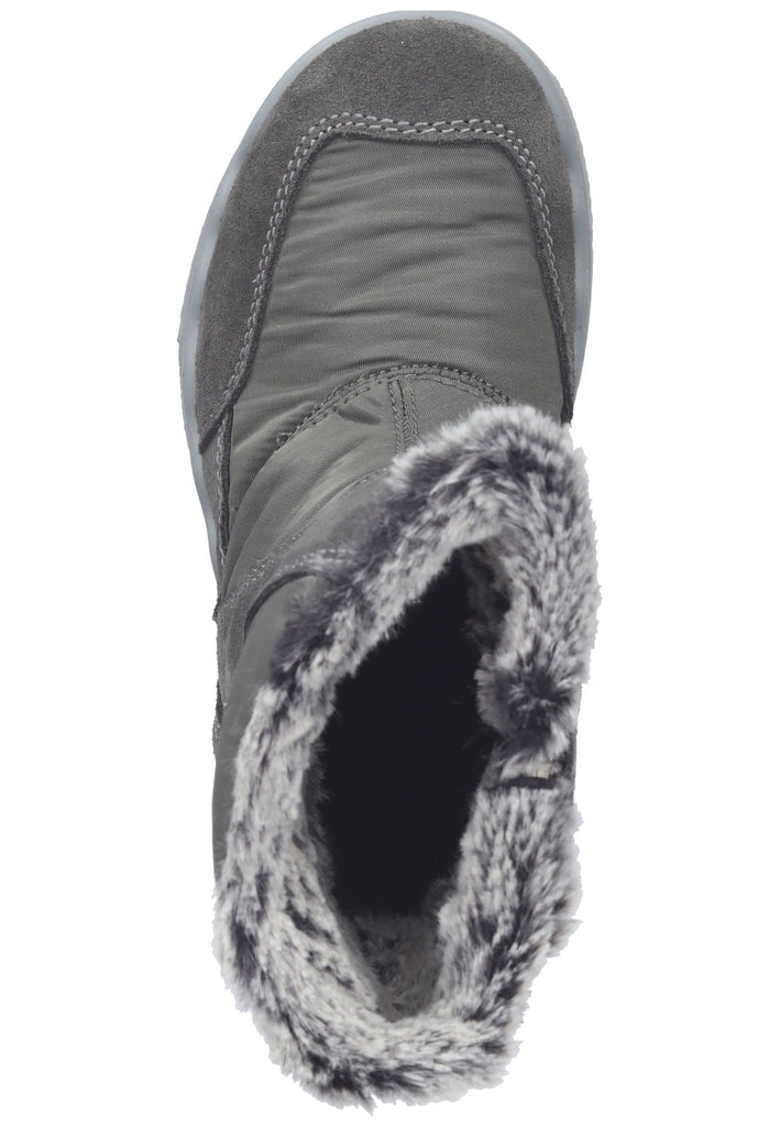Primigi Stiefelette Leder Grau Warmfutter