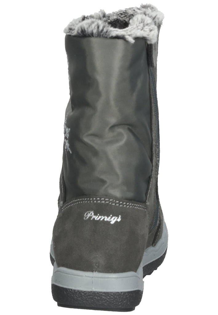 Primigi Stiefelette Leder Grau Warmfutter