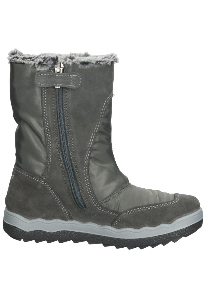 Primigi Stiefelette Leder Grau Warmfutter