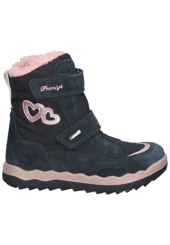 Primigi Stiefelette Leder Navy Warmfutter
