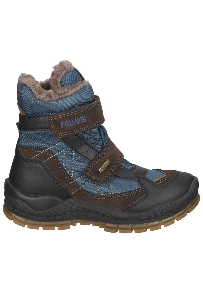 Primigi Stiefelette Leder/Textil Caffe Warmfutter