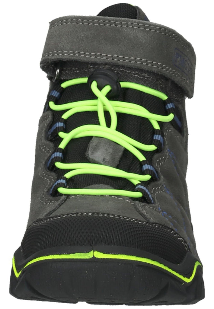 Primigi Stiefelette Leder/Textil Grau/Schwarz