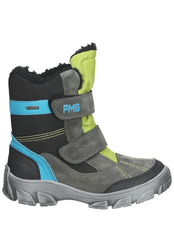 Primigi Stiefelette Leder/Textil Grau Warmfutter