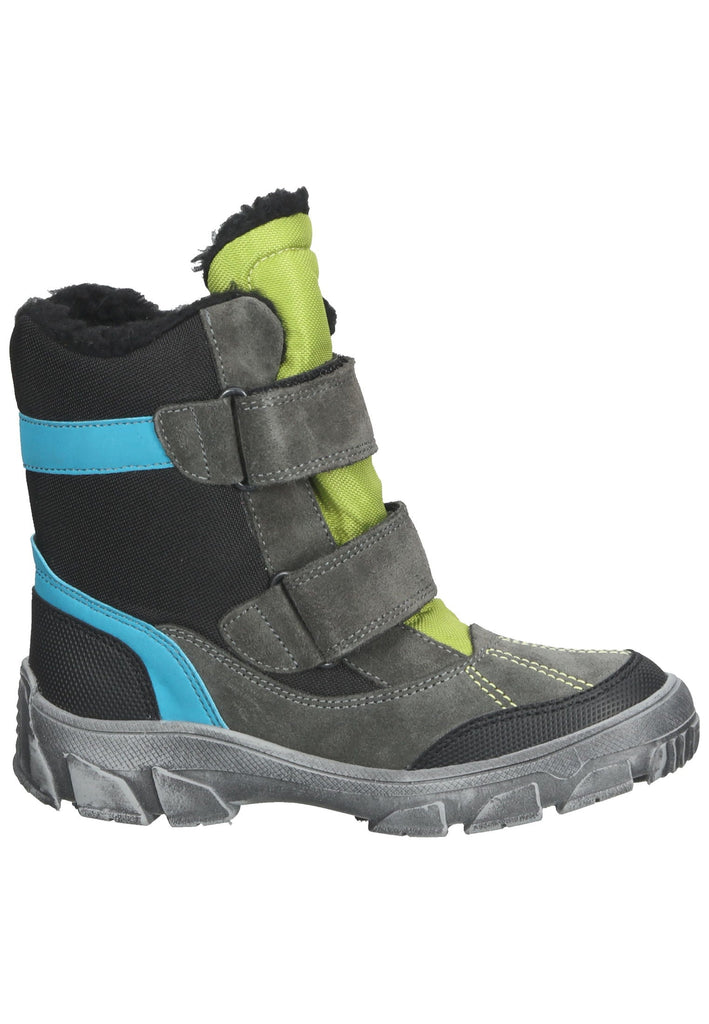 Primigi Stiefelette Leder/Textil Grau Warmfutter