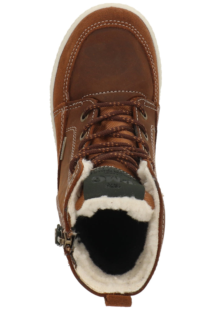 Primigi Stiefelette Leder/Textil Marrone Warmfutter