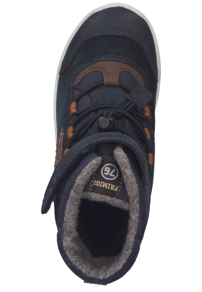 Primigi Stiefelette Leder/Textil Navy Warmfutter