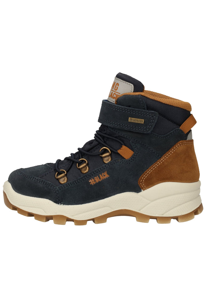 Primigi Stiefelette Leder/Textil Navy Warmfutter