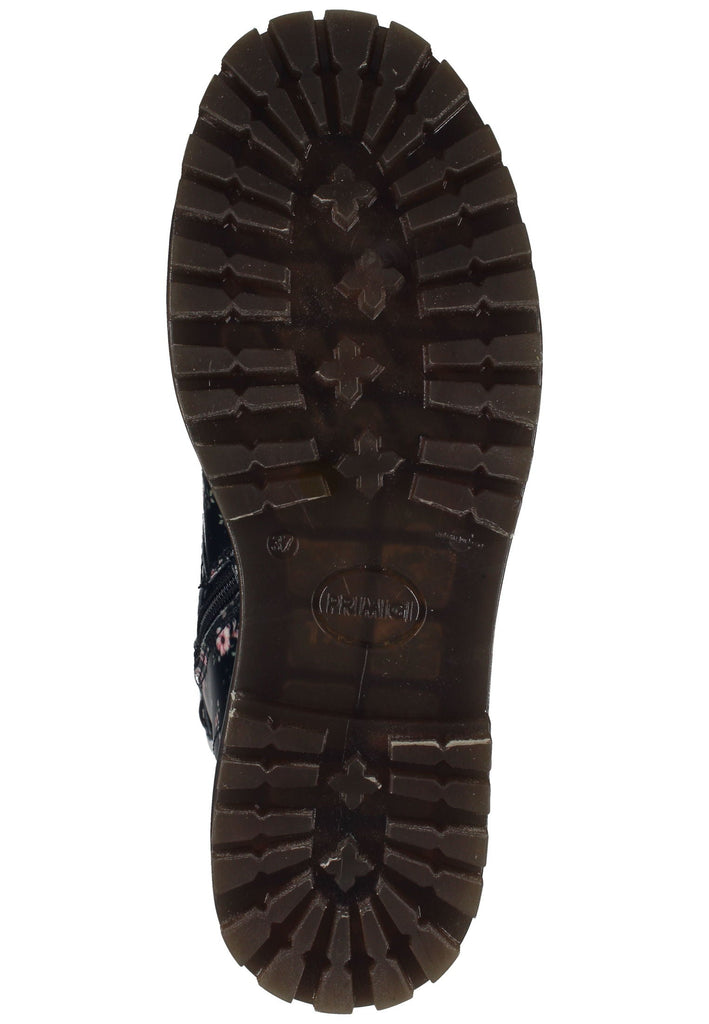 Primigi Stiefelette Lederimitat Schwarz/Rosa