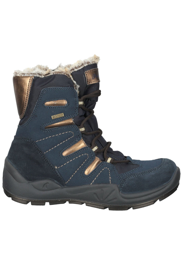 Primigi Stiefelette Lederimitat/Textil Navy Warmfutter