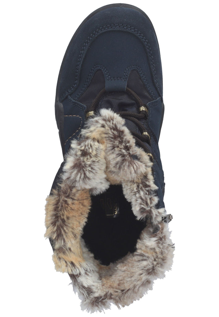 Primigi Stiefelette Lederimitat/Textil Navy Warmfutter