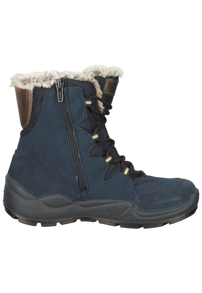 Primigi Stiefelette Lederimitat/Textil Navy Warmfutter