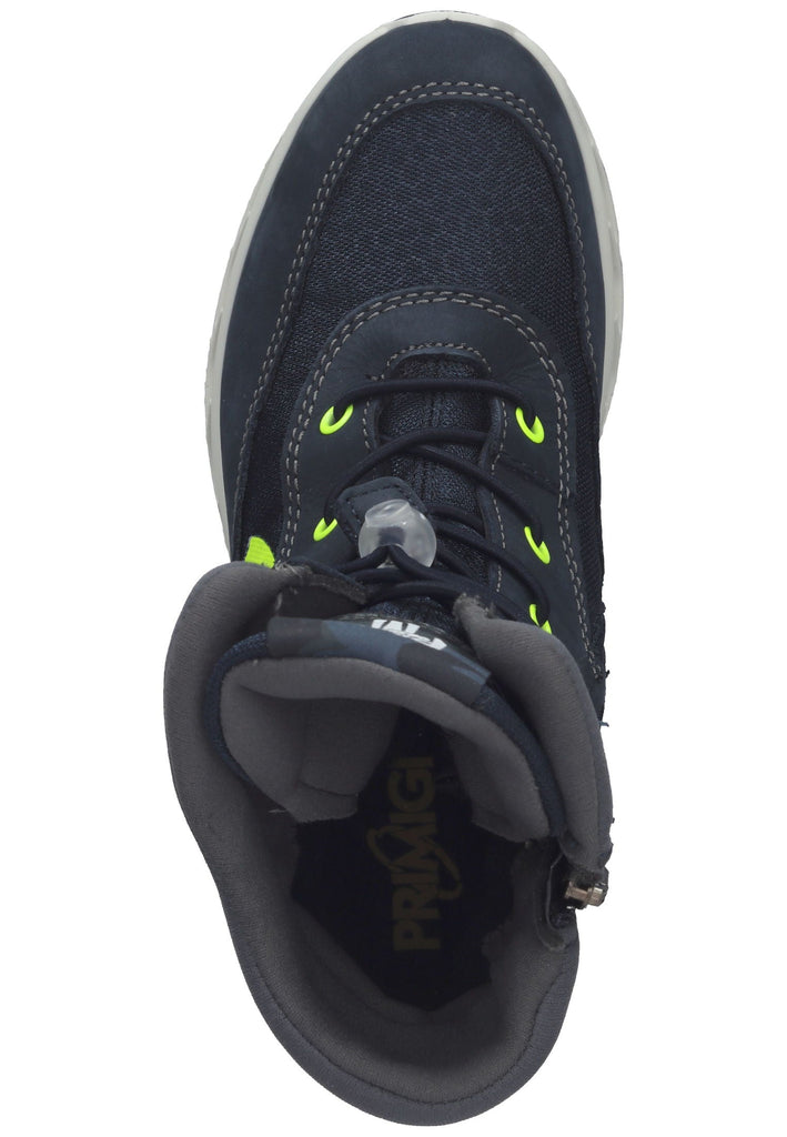 Primigi Stiefelette Nubukleder Blau Warmfutter