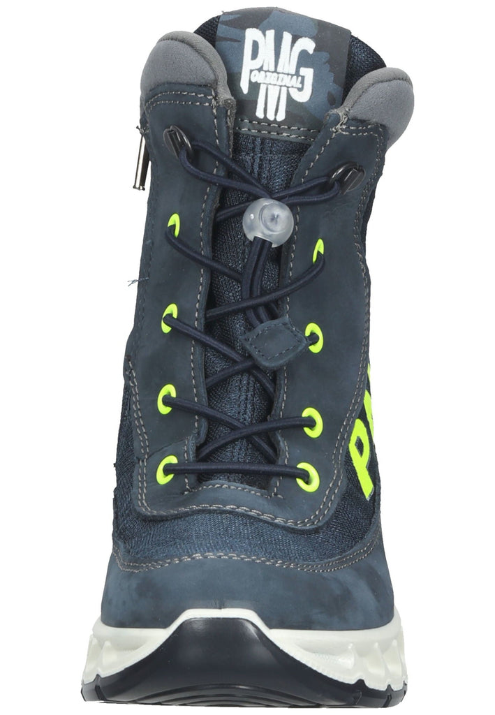 Primigi Stiefelette Nubukleder Blau Warmfutter