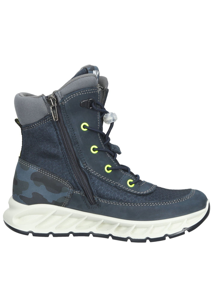 Primigi Stiefelette Nubukleder Blau Warmfutter