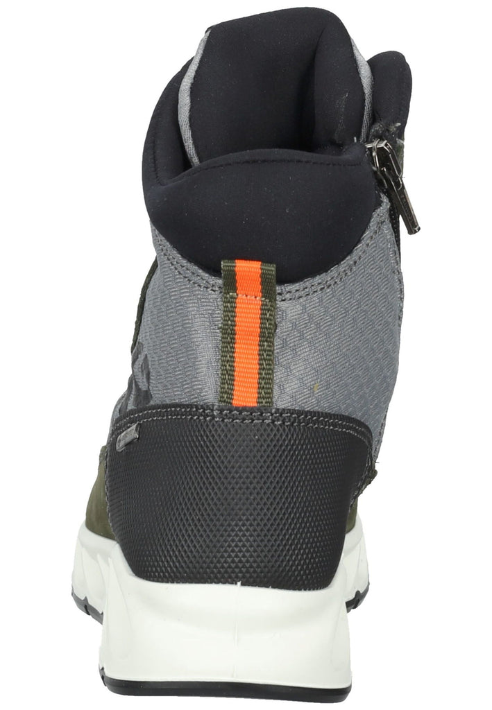 Primigi Stiefelette Nubukleder Dunkelgrau Warmfutter