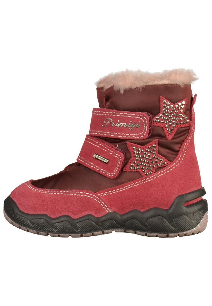 Primigi Stiefelette Veloursleder/Textil Rot