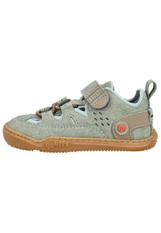 qnuffs Halbschuhe Lederimitat/Textil Grau