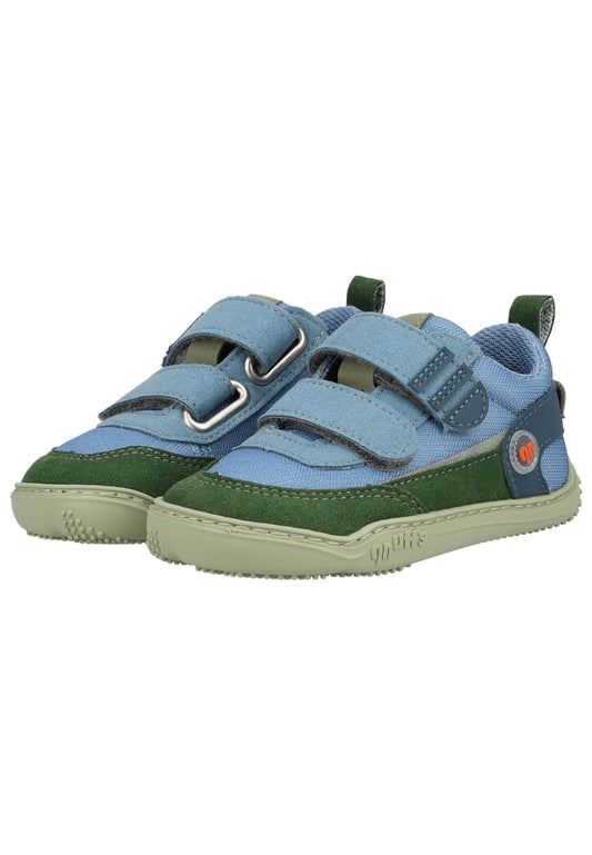 qnuffs Halbschuhe Textil Blau/Grün