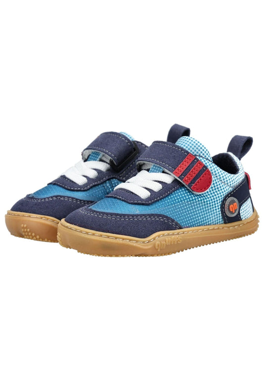 qnuffs Halbschuhe Textil Blau/Rot