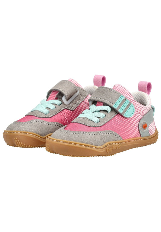 qnuffs Halbschuhe Textil Rosa/Grau