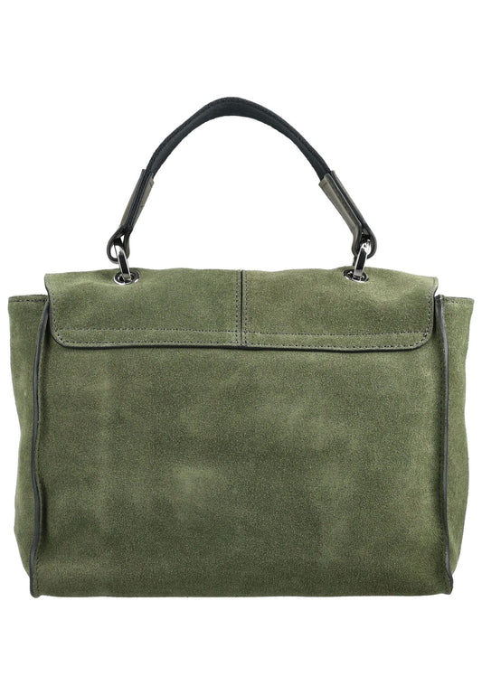 REBELLE Taschen Veloursleder/Textil Dunkelgrün