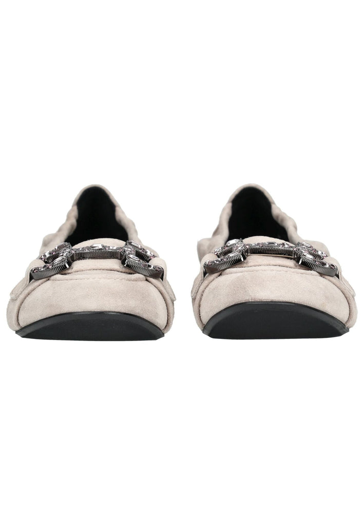 Regarde Le Ciel Ballerinas Veloursleder Beige