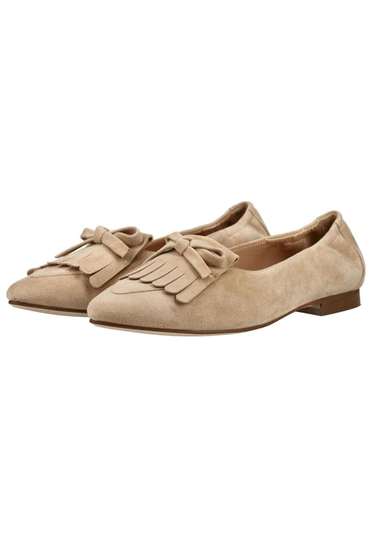 Regarde Le Ciel Ballerinas Veloursleder Nude