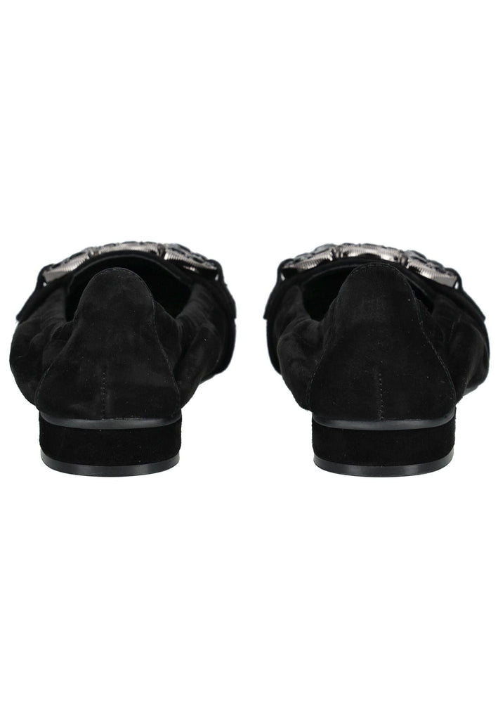 Regarde Le Ciel Ballerinas Veloursleder Schwarz