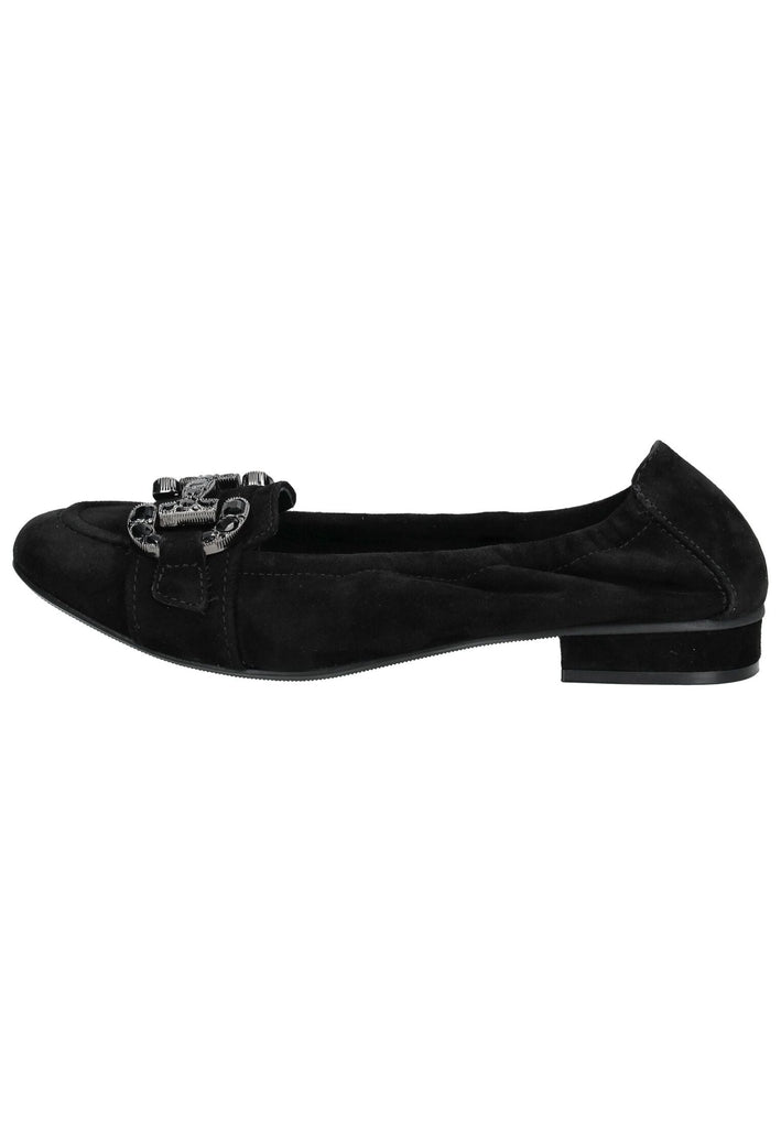 Regarde Le Ciel Ballerinas Veloursleder Schwarz