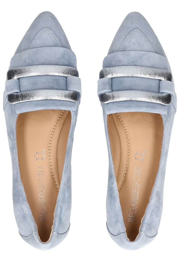 Regarde Le Ciel Ballerinas Veloursleder Sky