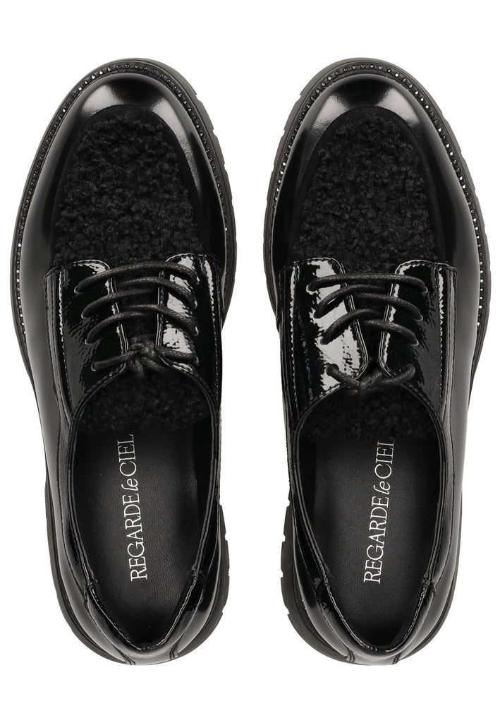 Regarde Le Ciel Halbschuhe Leder Schwarz