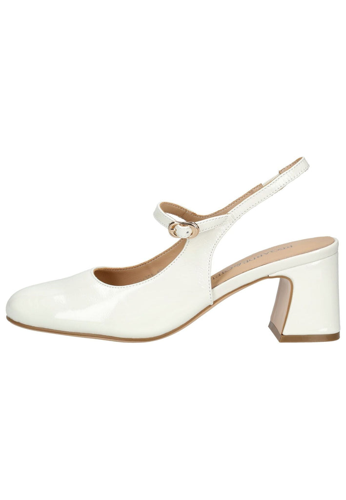 Regarde Le Ciel Pumps Leder Weiß Lack