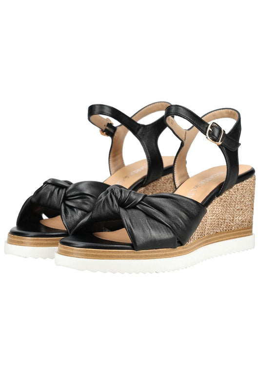 Regarde Le Ciel Sandalen Leder Schwarz