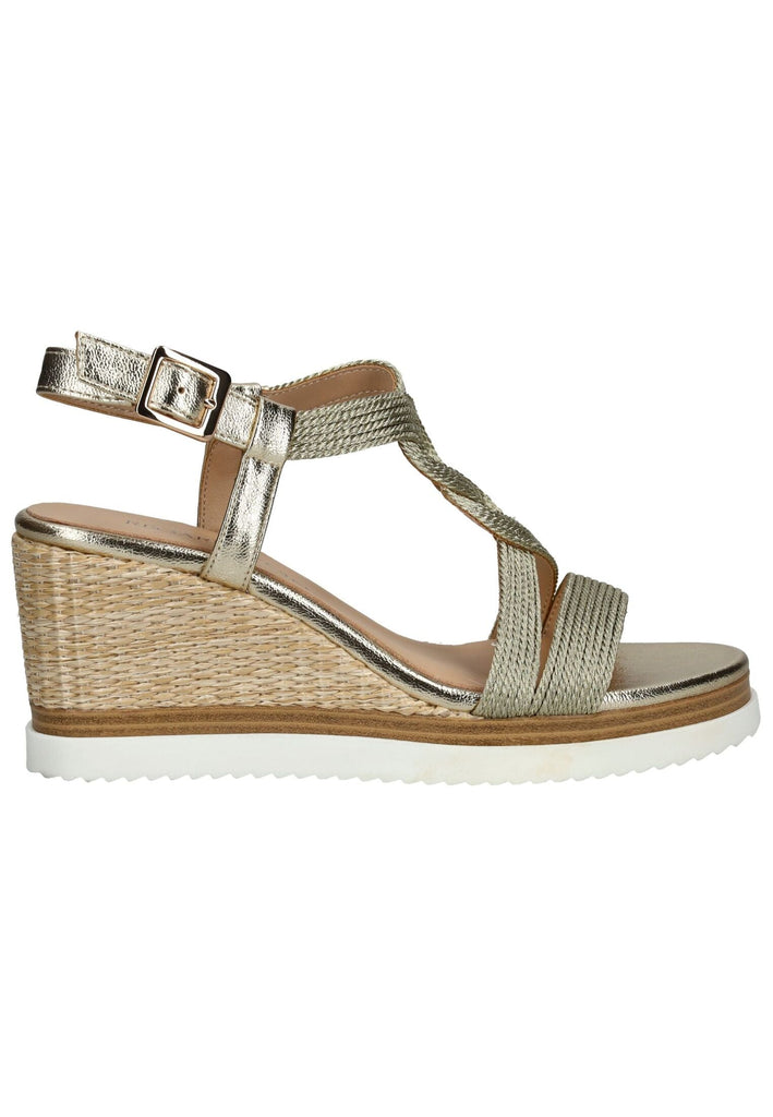 Regarde Le Ciel Sandalen Leder/Textil Gold